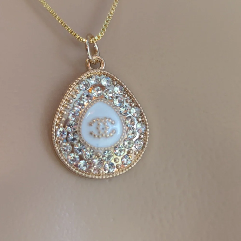 Chanel Stamped Necklace